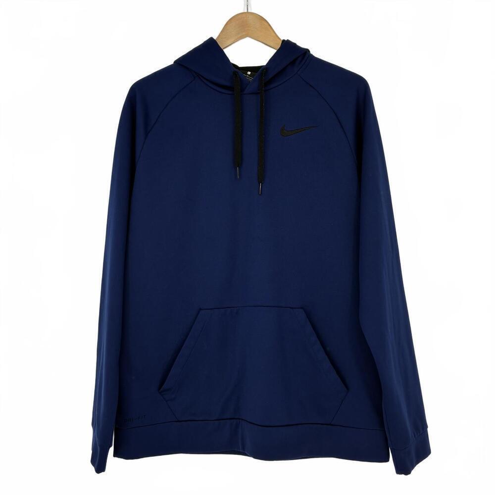 Nike Therma Men's Therma-FIT Hooded Fitness Pullover Sz Large